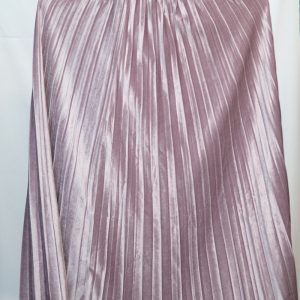 Rok Plisket Bludru Velvet Premium-Purple